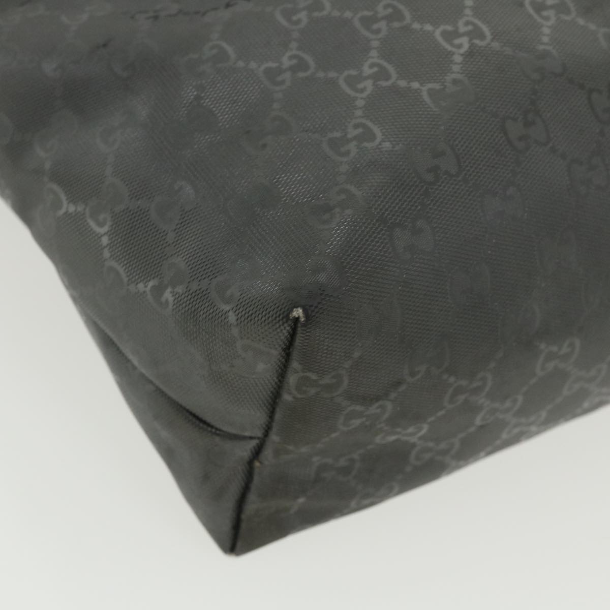 GUCCI GG Canvas Tote Bag Gray 211137492174 fm1642