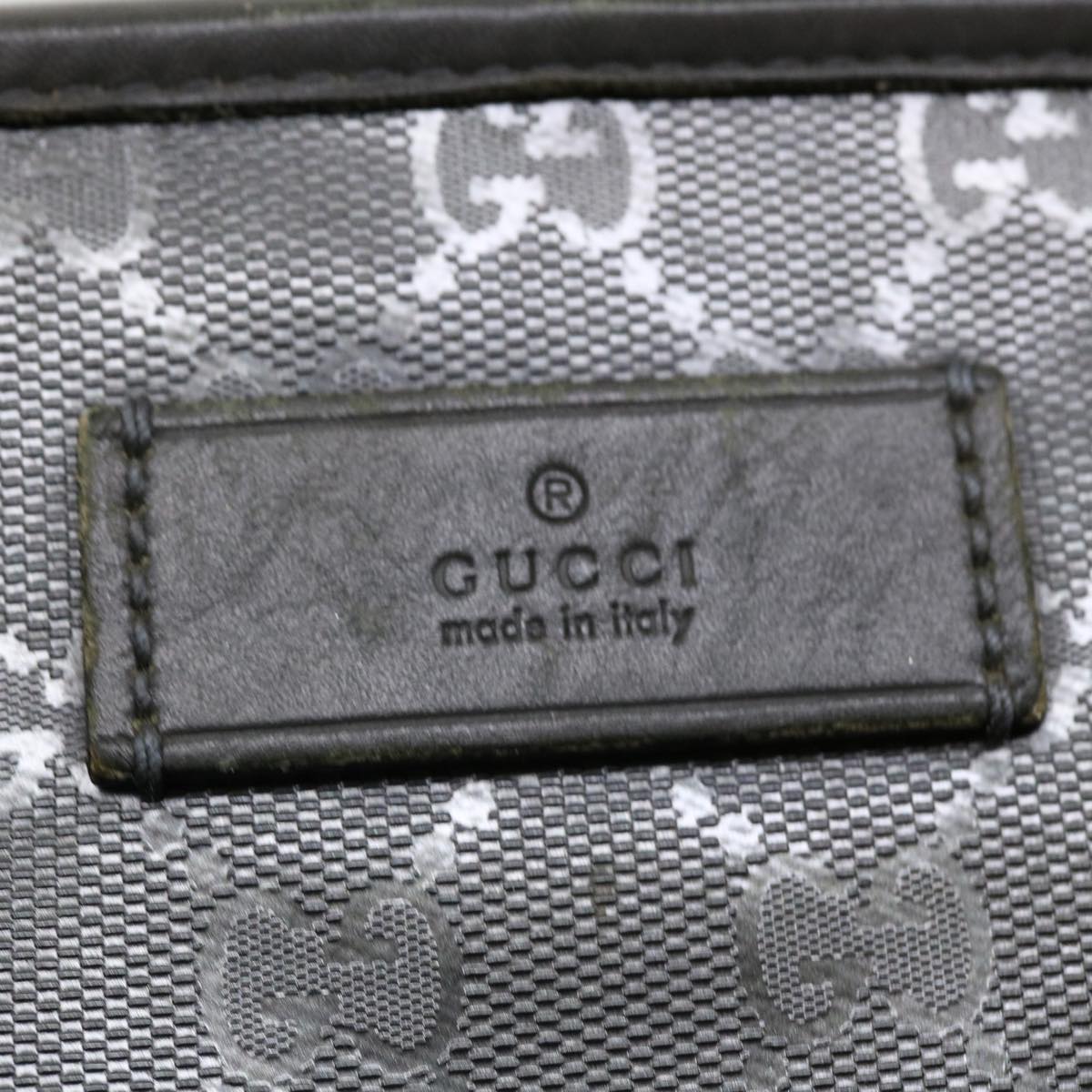 GUCCI GG Canvas Tote Bag Gray 211137492174 fm1642