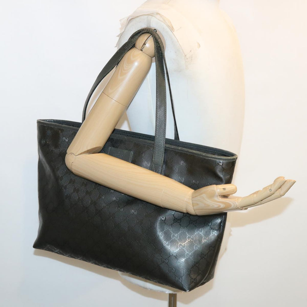 GUCCI GG Canvas Tote Bag Gray 211137492174 fm1642