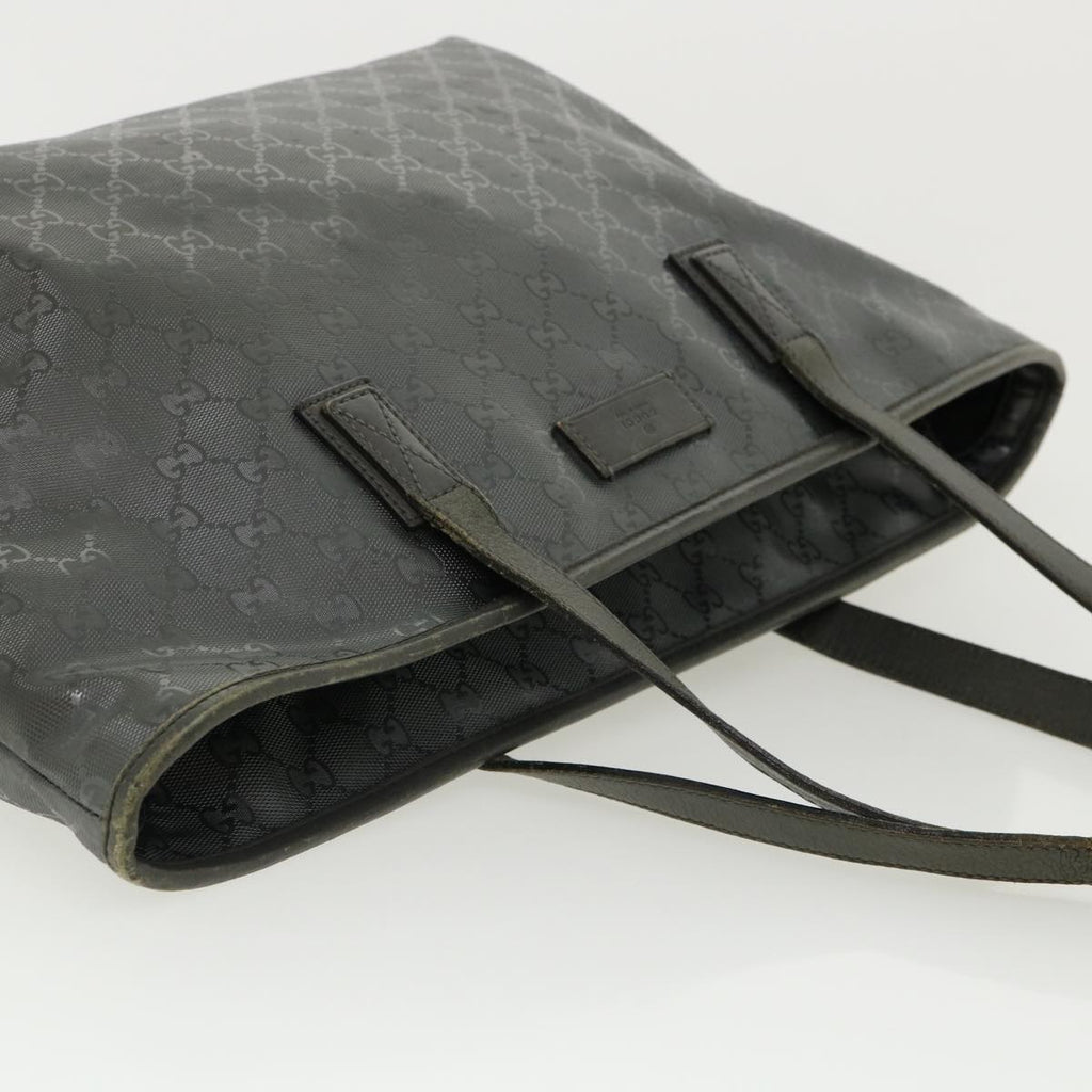 GUCCI GG Canvas Tote Bag Gray 211137492174 fm1642
