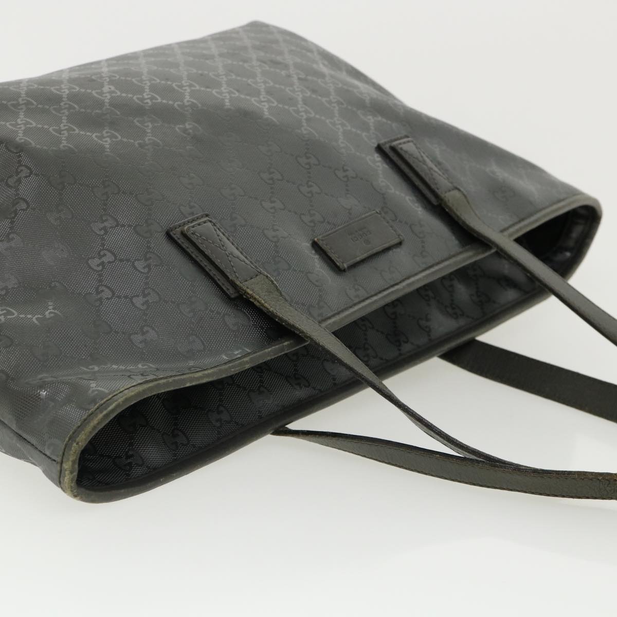 GUCCI GG Canvas Tote Bag Gray 211137492174 fm1642