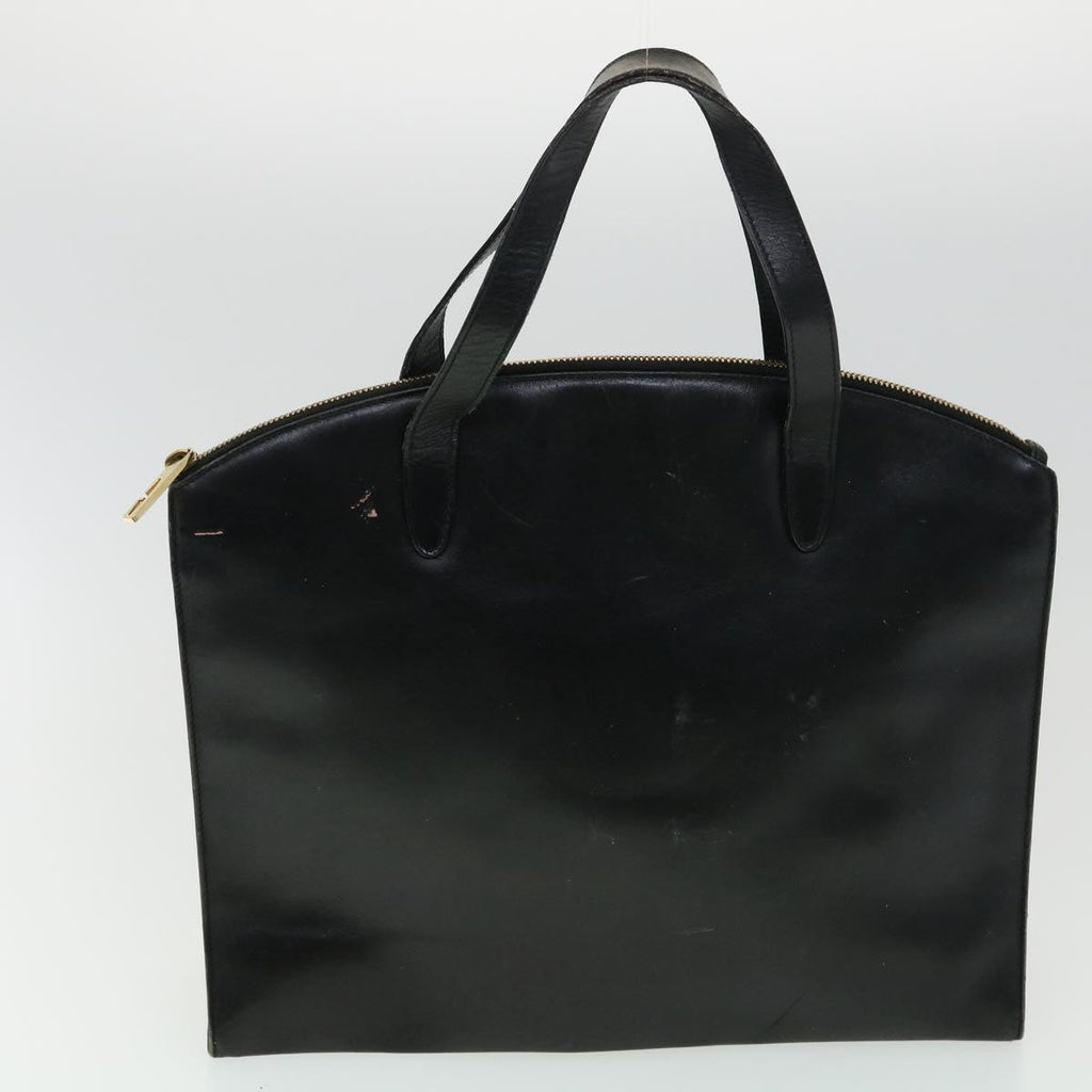 GUCCI Hand Bag Leather 3Set Black fm1716