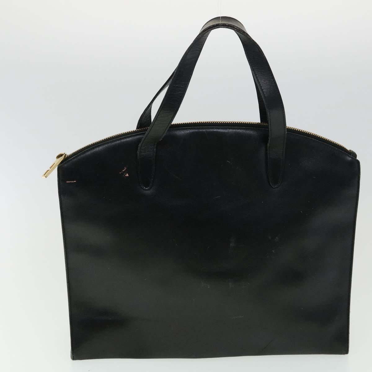 GUCCI Hand Bag Leather 3Set Black fm1716