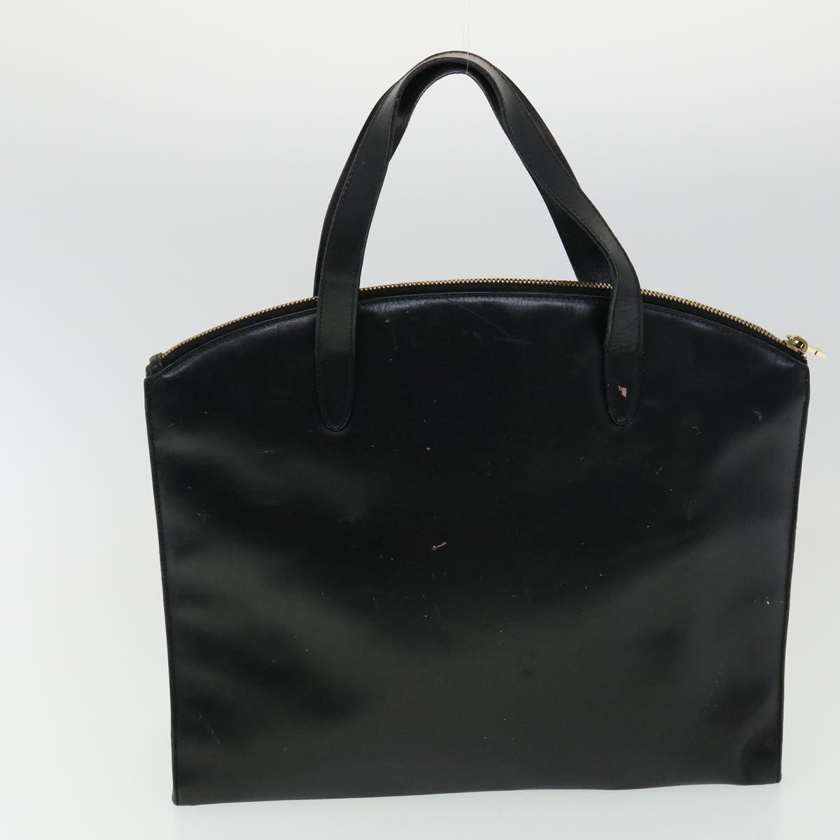 GUCCI Hand Bag Leather 3Set Black fm1716