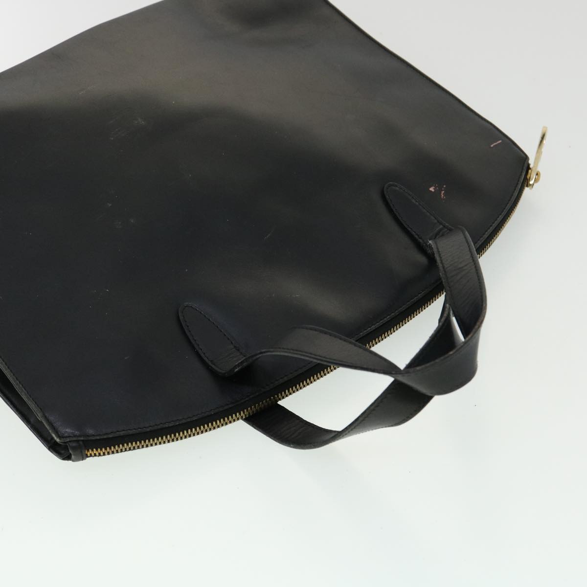 GUCCI Hand Bag Leather 3Set Black fm1716