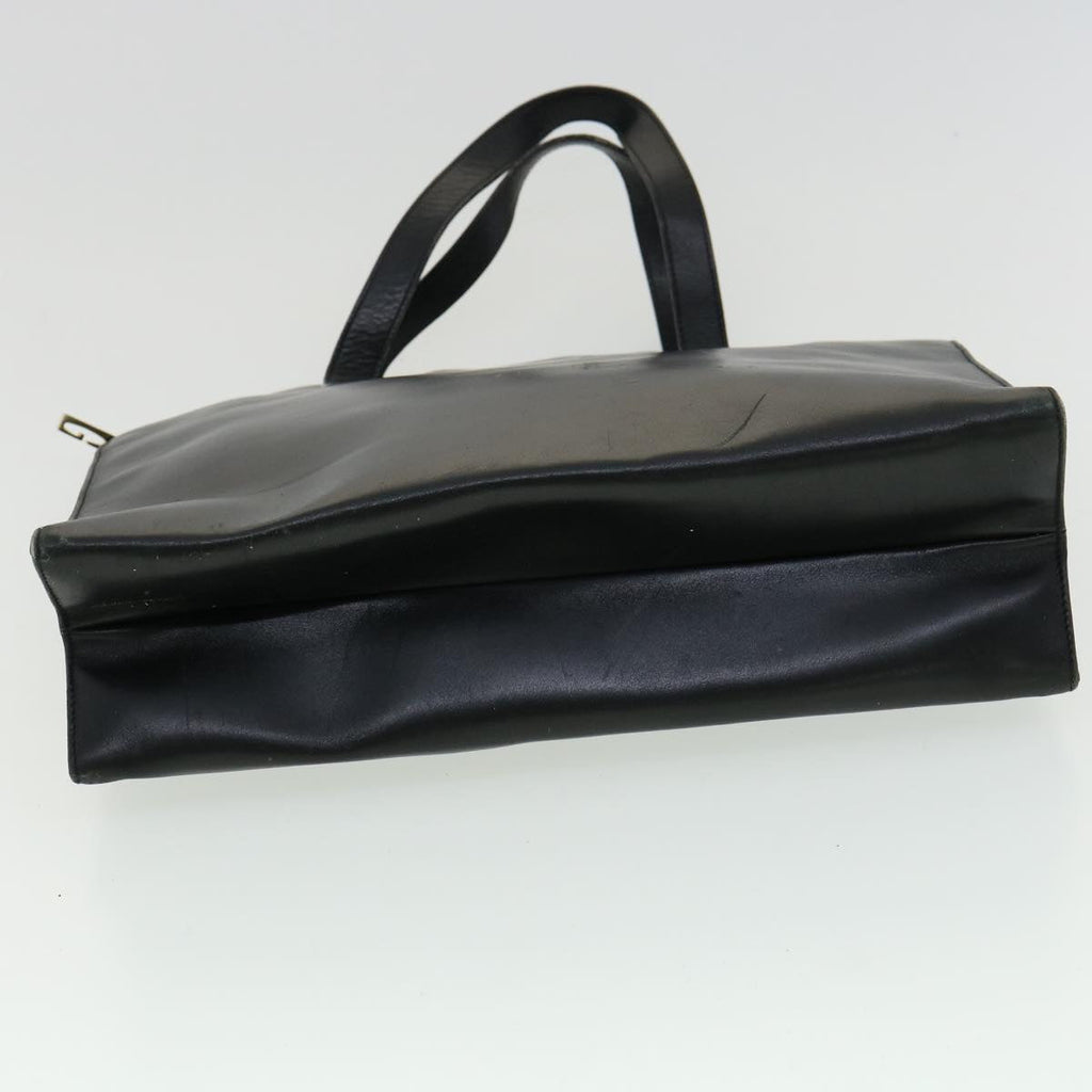 GUCCI Hand Bag Leather 3Set Black fm1716