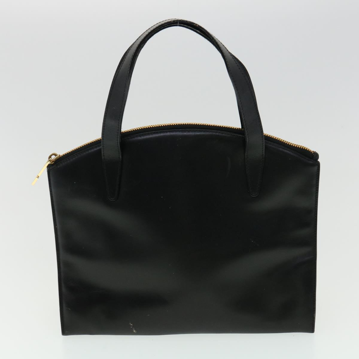 GUCCI Hand Bag Leather 3Set Black fm1716