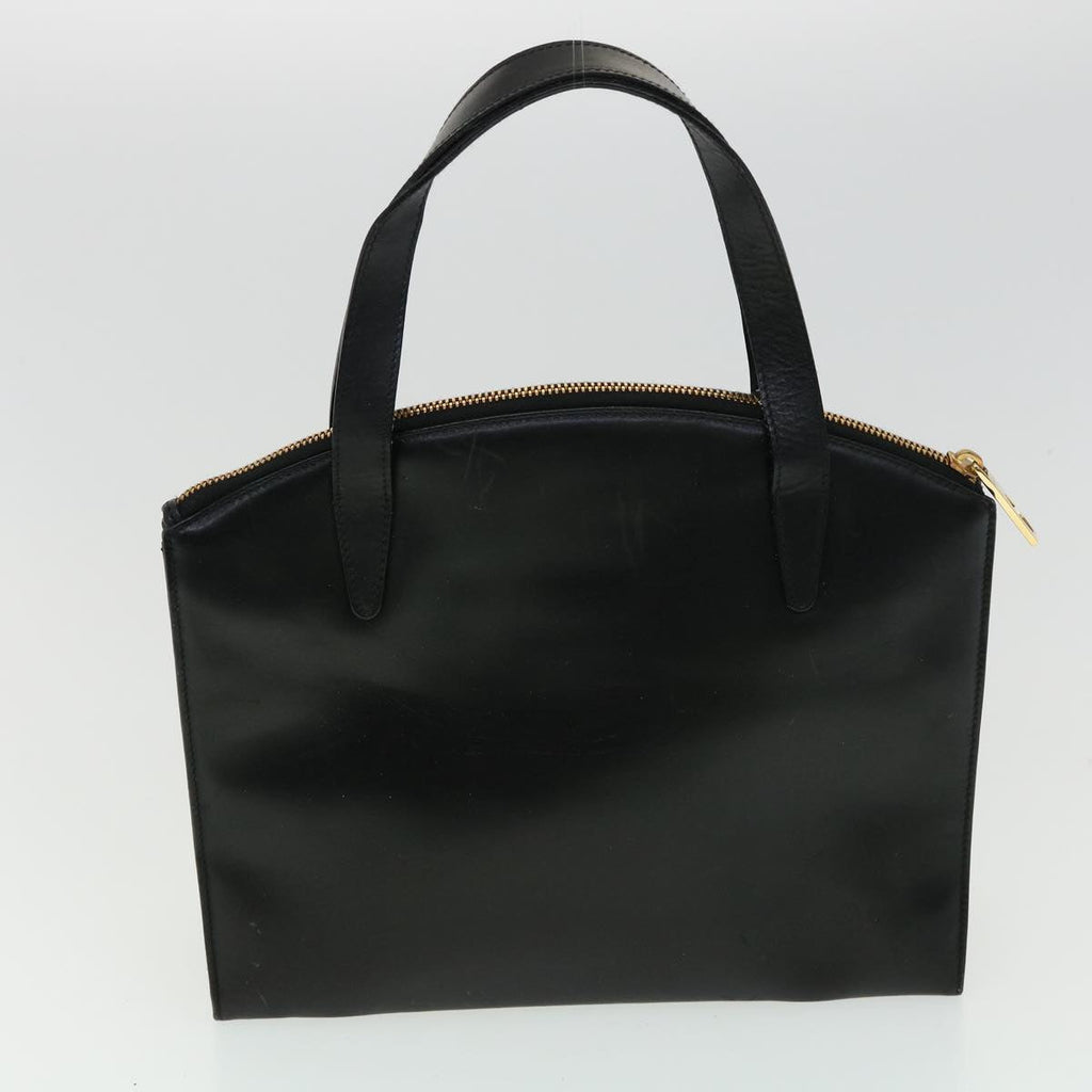 GUCCI Hand Bag Leather 3Set Black fm1716