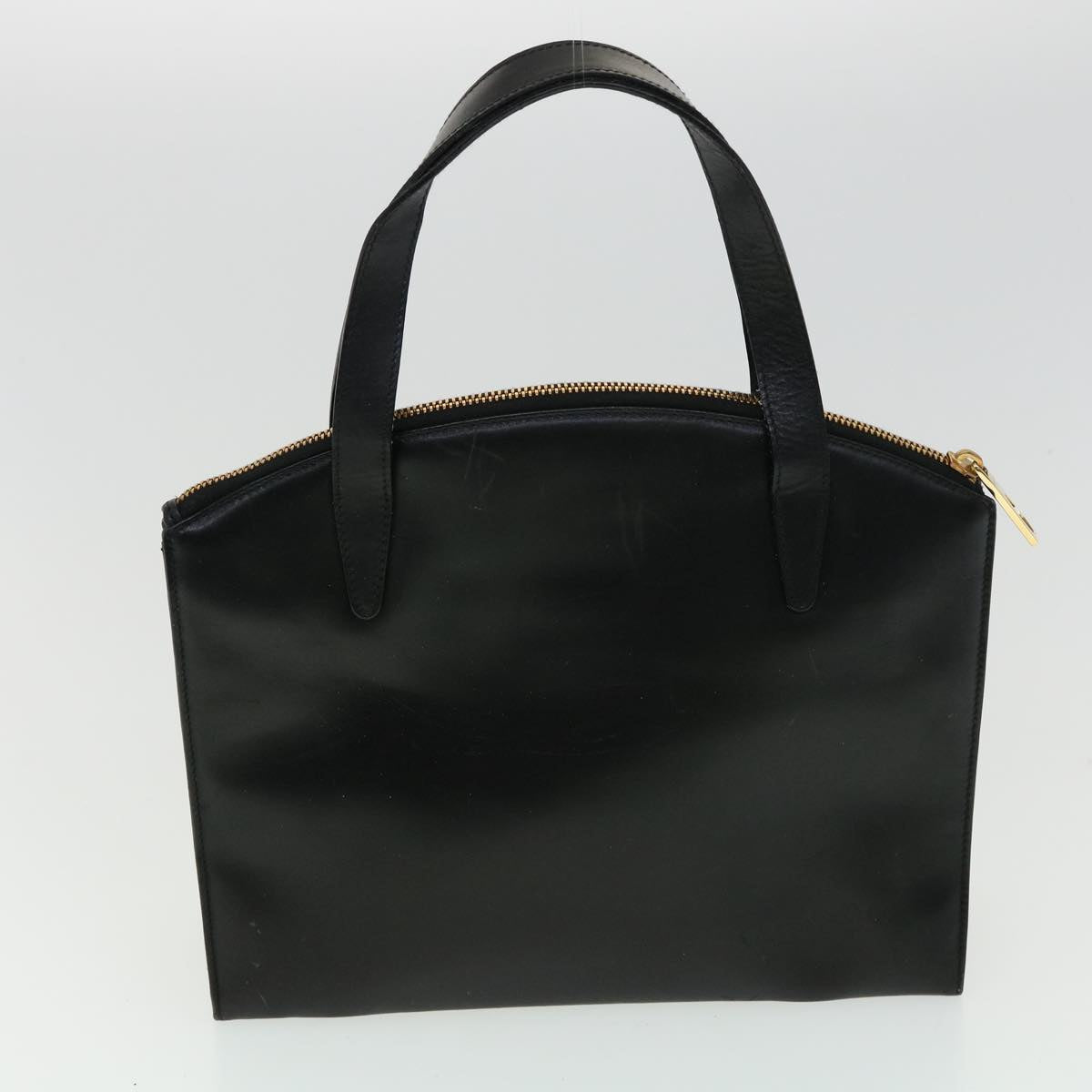 GUCCI Hand Bag Leather 3Set Black fm1716