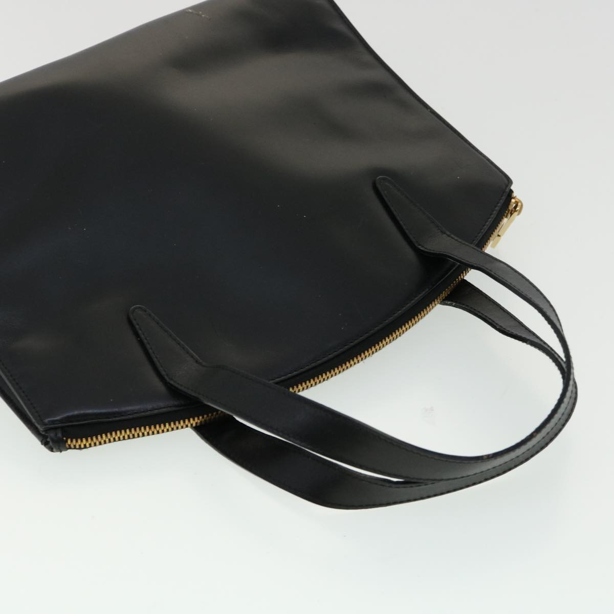 GUCCI Hand Bag Leather 3Set Black fm1716