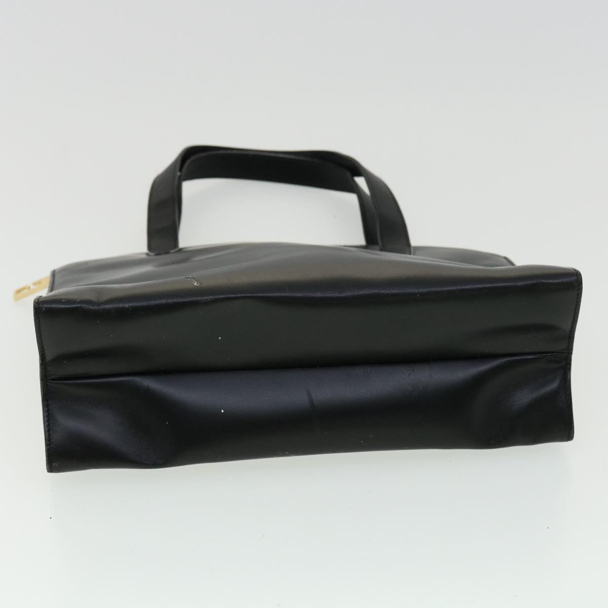 GUCCI Hand Bag Leather 3Set Black fm1716