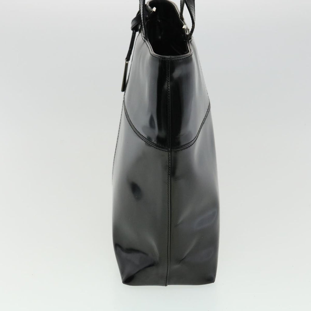 GUCCI Hand Bag Leather 3Set Black fm1716