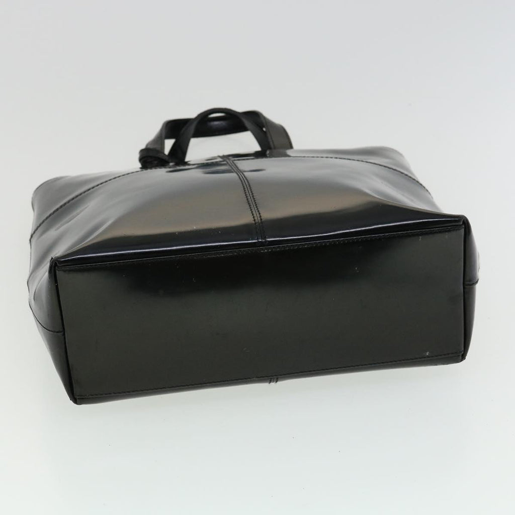 GUCCI Hand Bag Leather 3Set Black fm1716