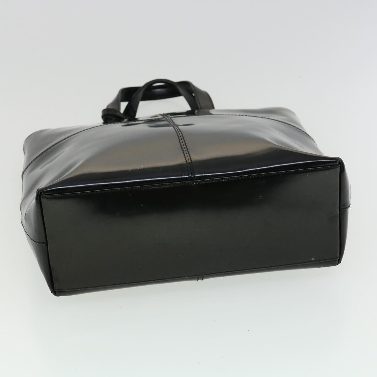 GUCCI Hand Bag Leather 3Set Black fm1716