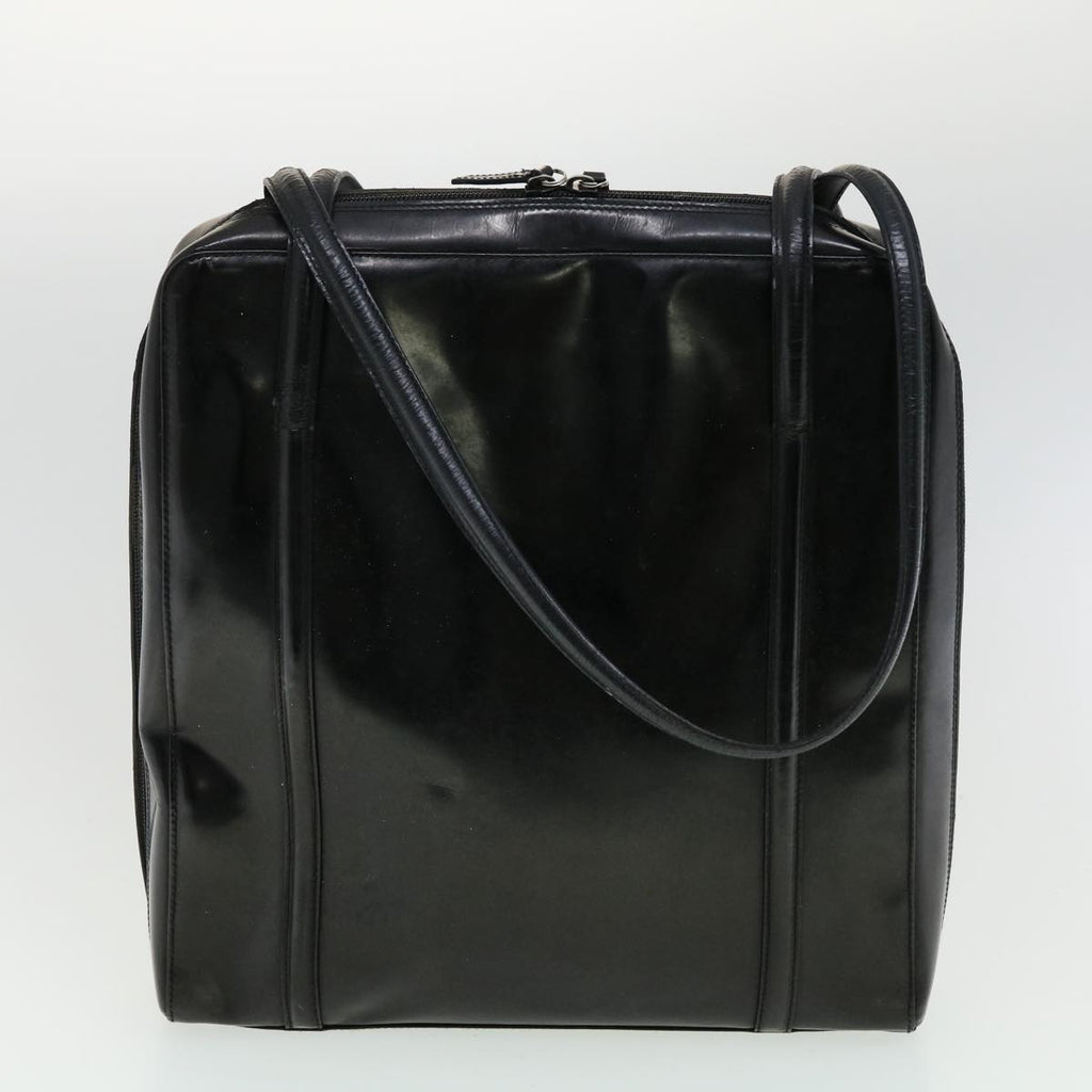 GUCCI Shoulder Bag Leather 3Set Black Green fm1718