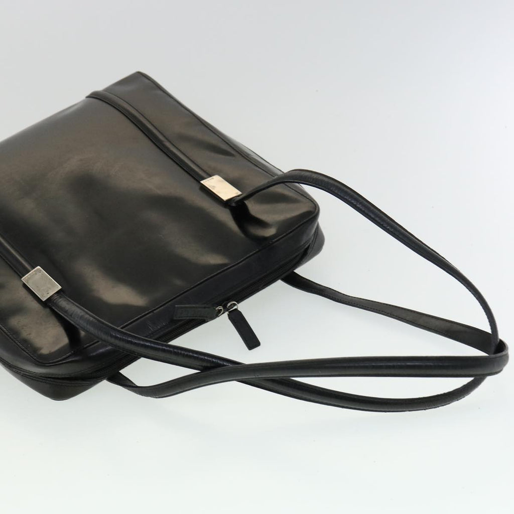 GUCCI Shoulder Bag Leather 3Set Black Green fm1718