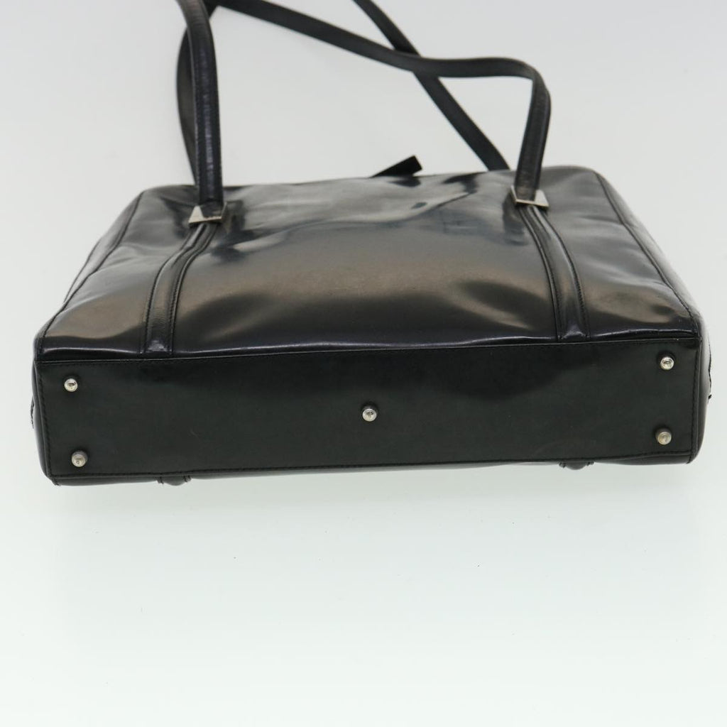 GUCCI Shoulder Bag Leather 3Set Black Green fm1718