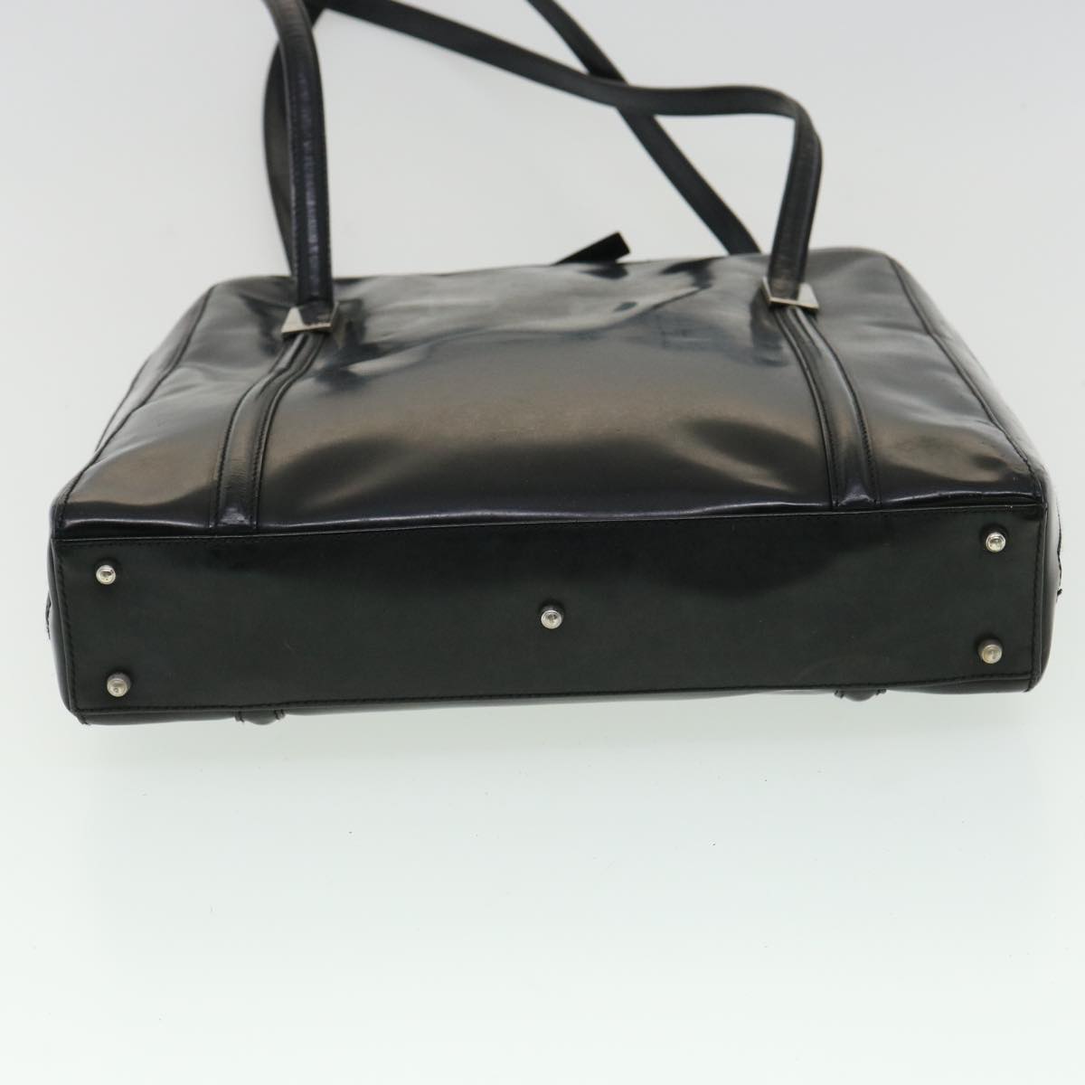 GUCCI Shoulder Bag Leather 3Set Black Green fm1718