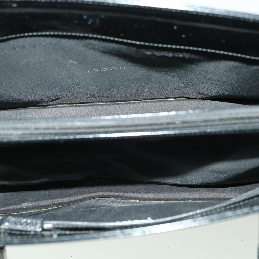 GUCCI Shoulder Bag Leather 3Set Black Green fm1718
