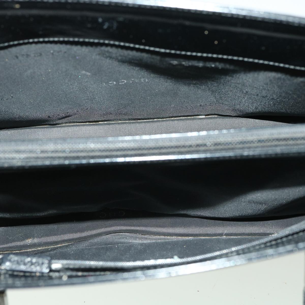GUCCI Shoulder Bag Leather 3Set Black Green fm1718