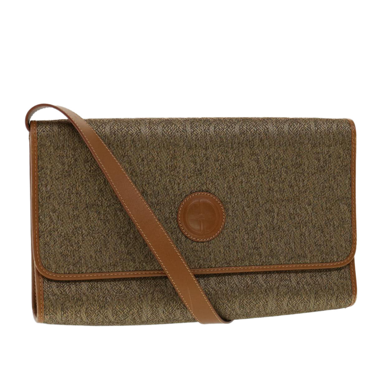 GUCCI Shoulder Bag Canvas Brown 0041150289 fm1754