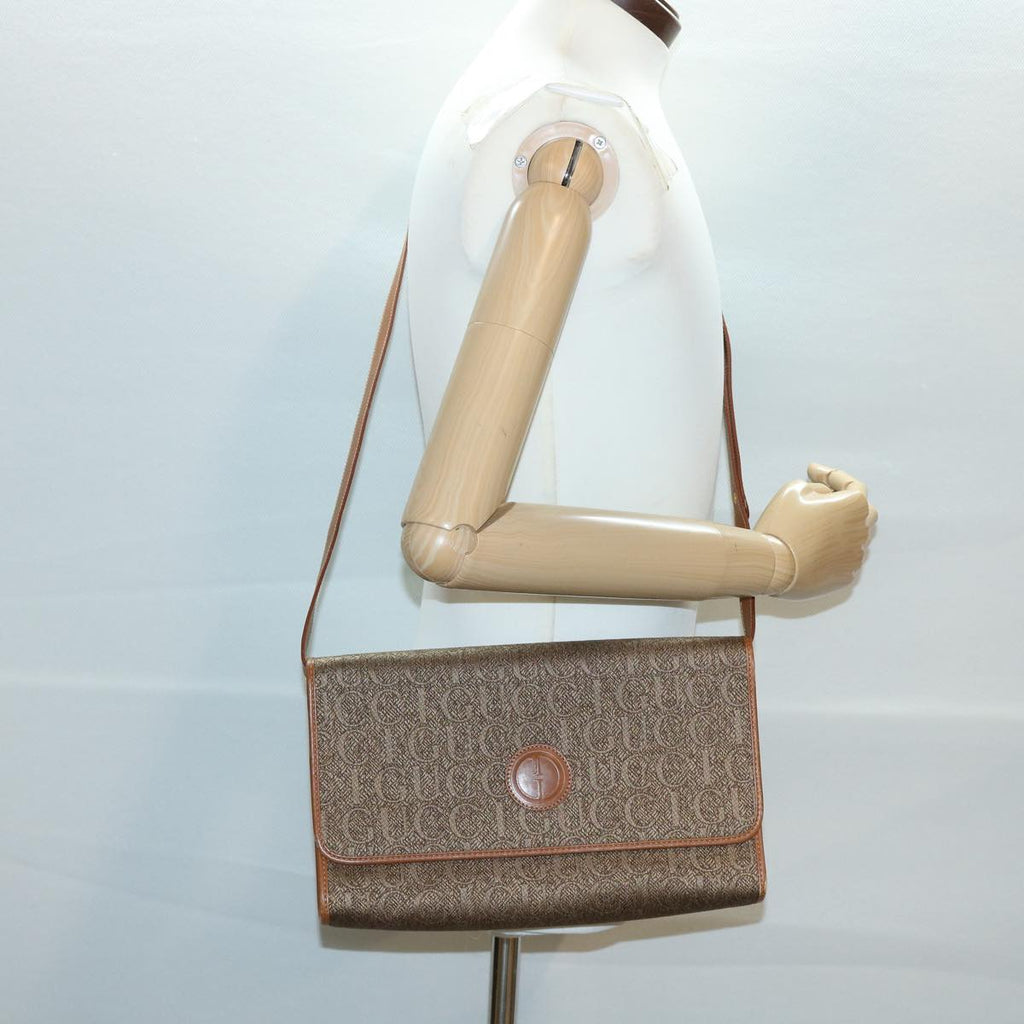 GUCCI Shoulder Bag Canvas Brown 0041150289 fm1754