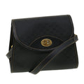 GUCCI Micro GG Canvas Turn Lock Shoulder Bag Black fm1814