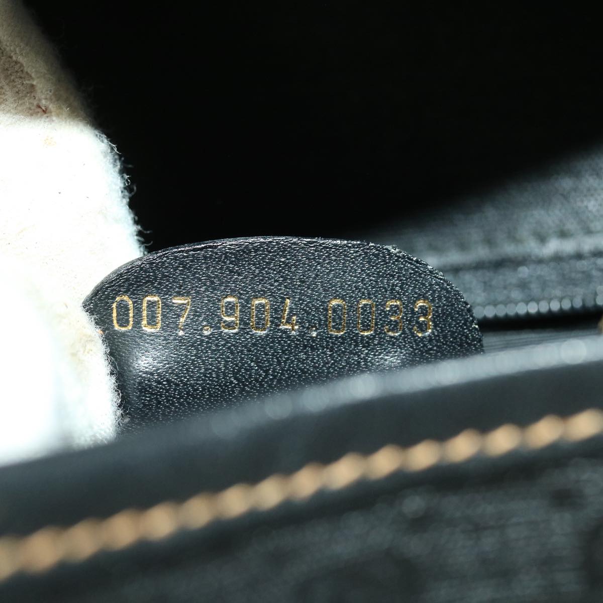 GUCCI Micro GG Canvas Turn Lock Shoulder Bag Black fm1814