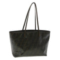 FENDI Zucca Canvas Tote Bag Enamel Brown Yellow fm1818