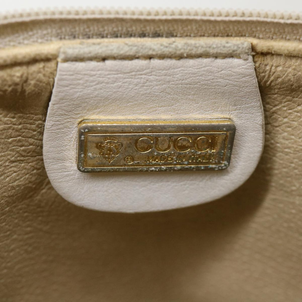 GUCCI Micro GG Canvas Clutch Bag White 014.904.0597 fm1931