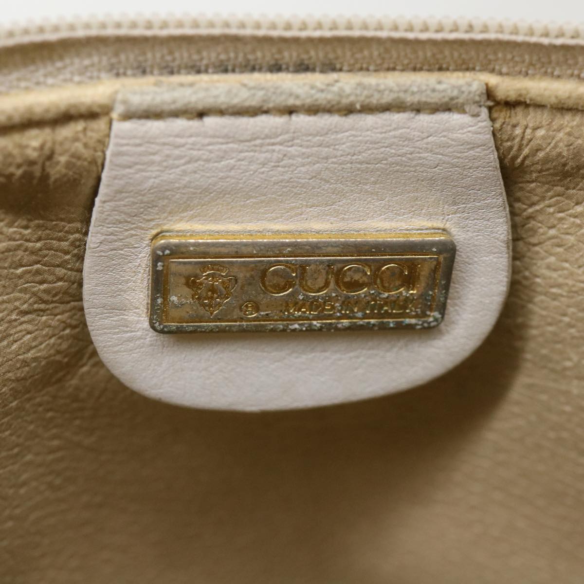 GUCCI Micro GG Canvas Clutch Bag White 014.904.0597 fm1931
