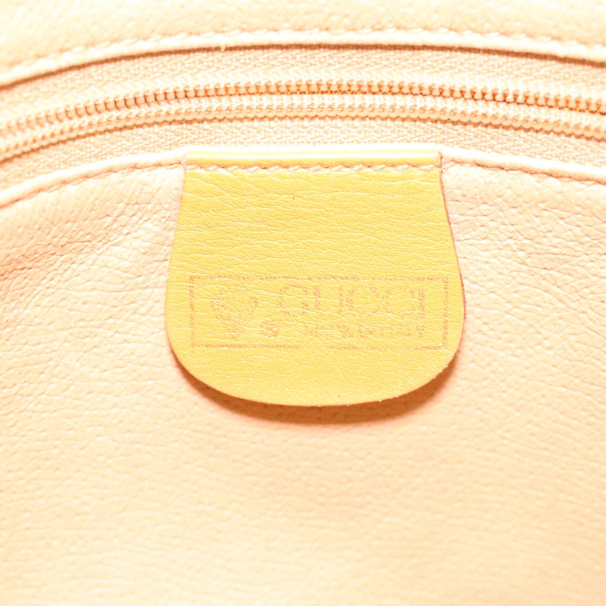 GUCCI Micro GG Canvas Web Sherry Line Shoulder Bag Beige Red Green fm1935