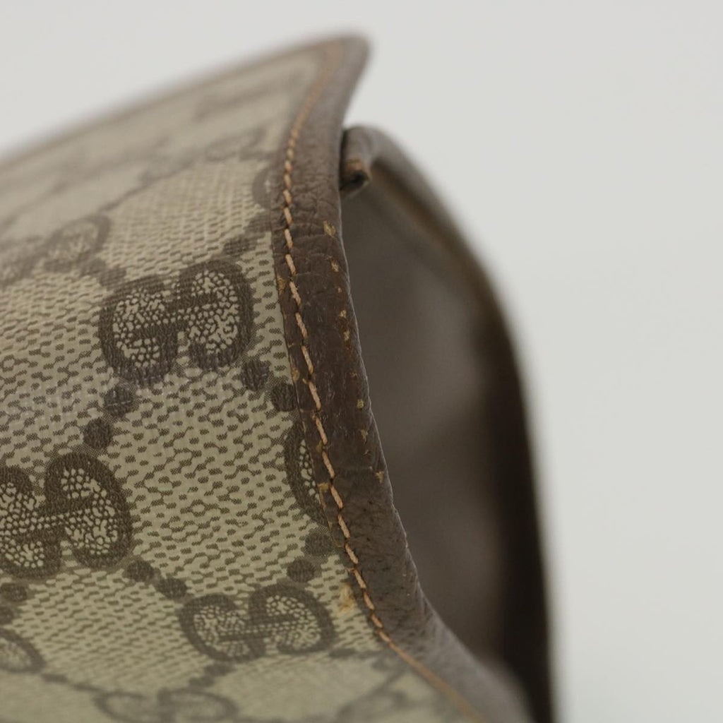 GUCCI GG Canvas Web Sherry Line Clutch Bag Beige Red 156.01.031 fm2132