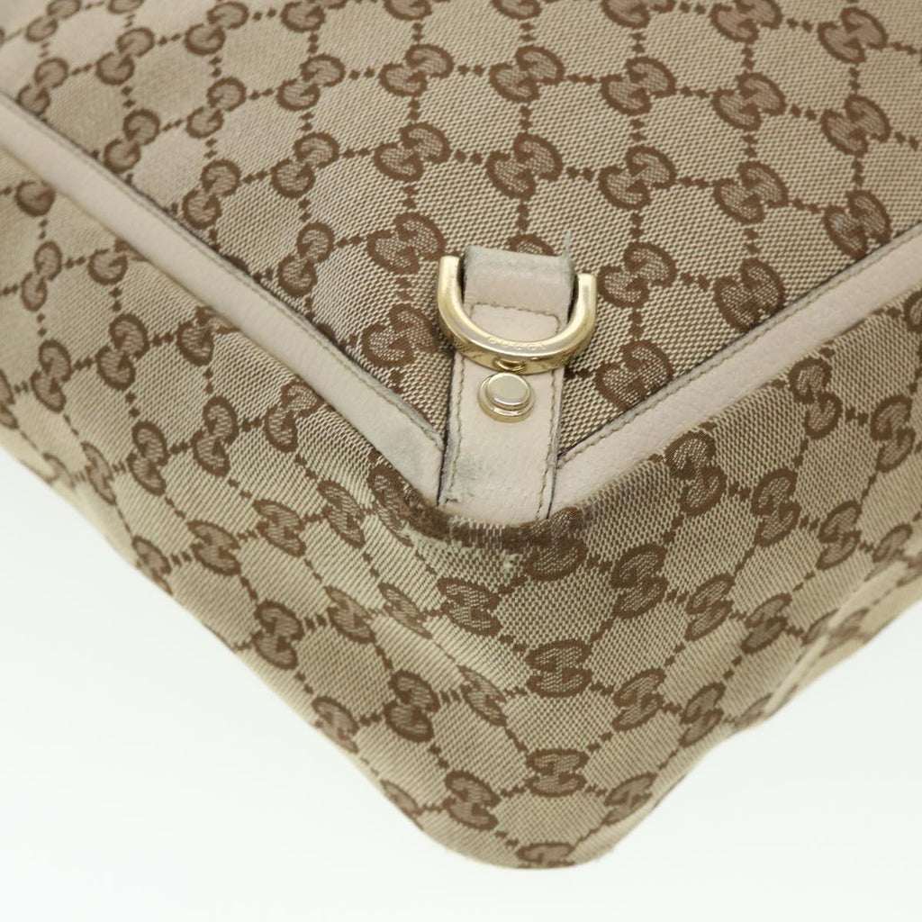GUCCI GG Canvas Hand Bag 2Set Beige fm2158