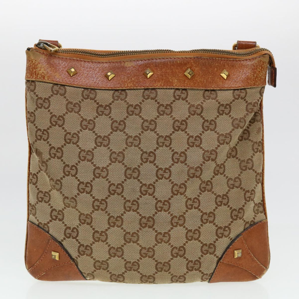GUCCI GG Canvas Hand Bag 2Set Beige fm2158