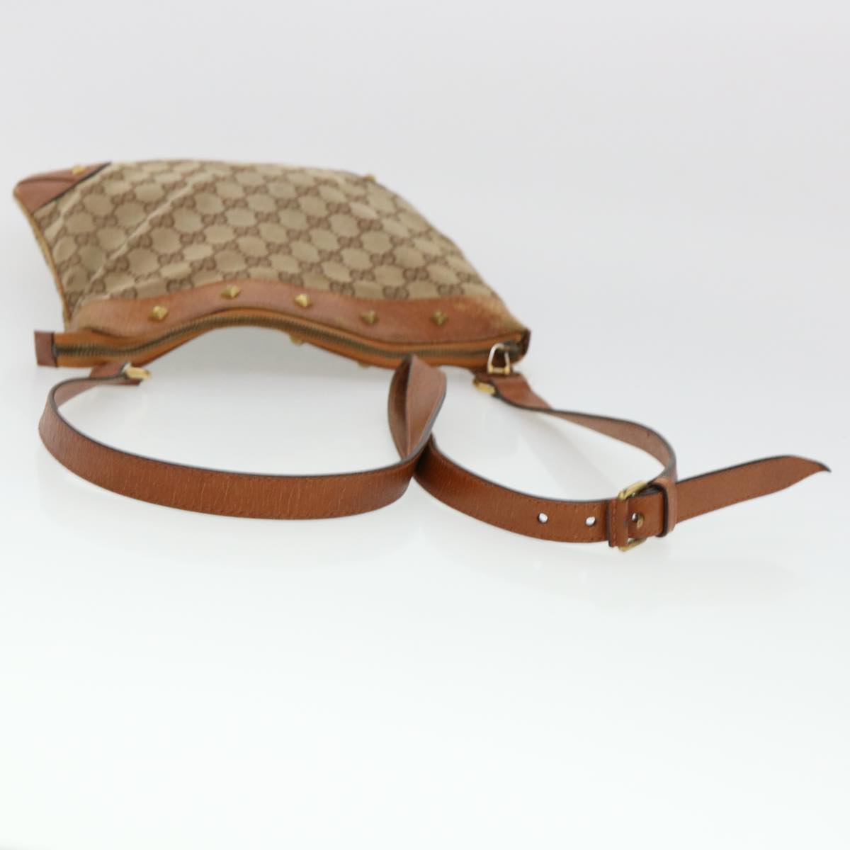 GUCCI GG Canvas Hand Bag 2Set Beige fm2158