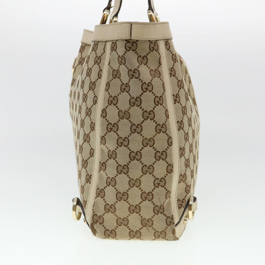 GUCCI GG Canvas Hand Bag 2Set Beige fm2158