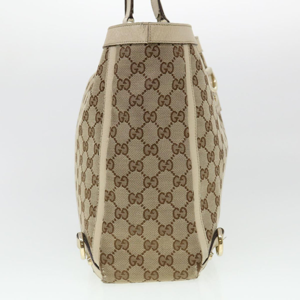 GUCCI GG Canvas Hand Bag 2Set Beige fm2158