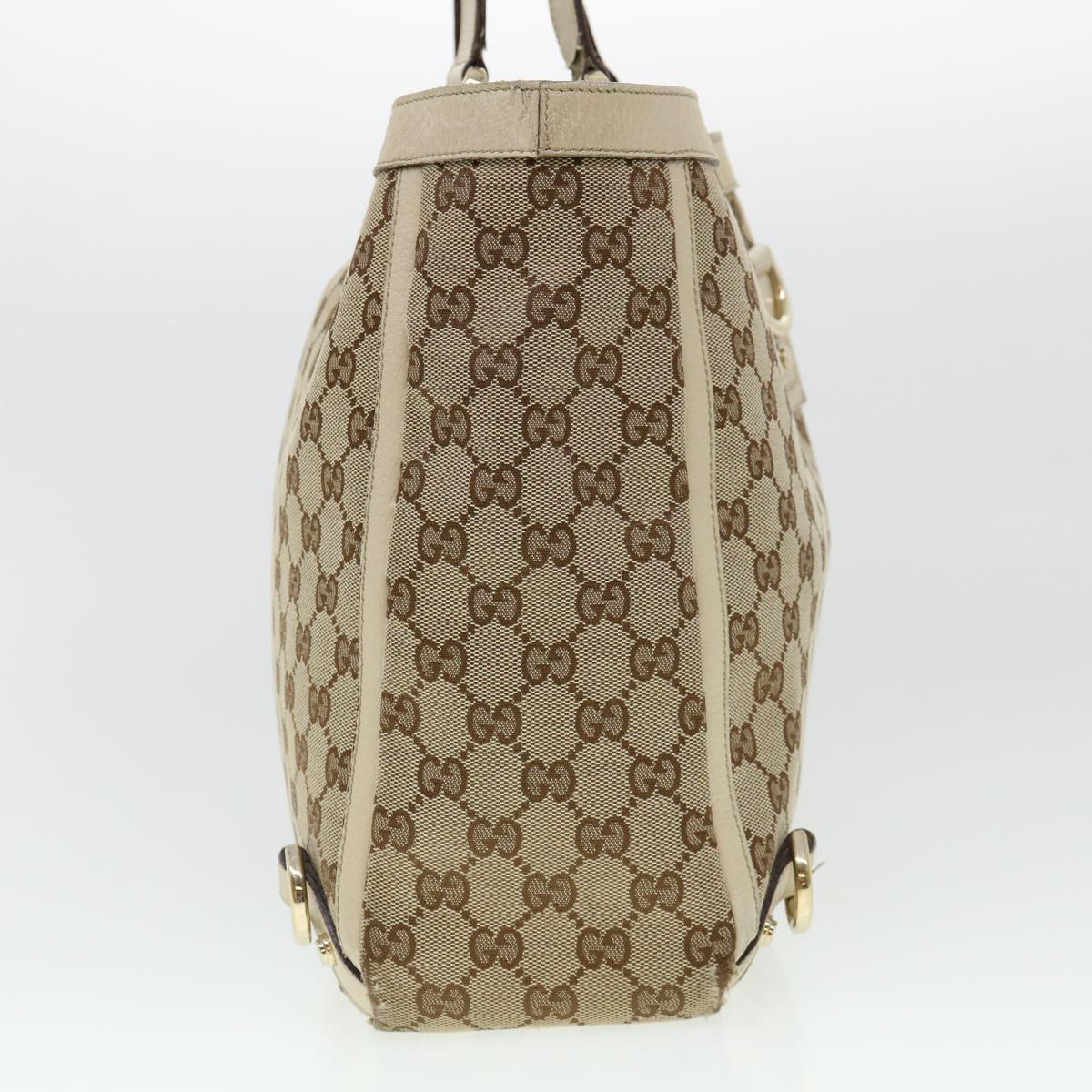 GUCCI GG Canvas Hand Bag 2Set Beige fm2158