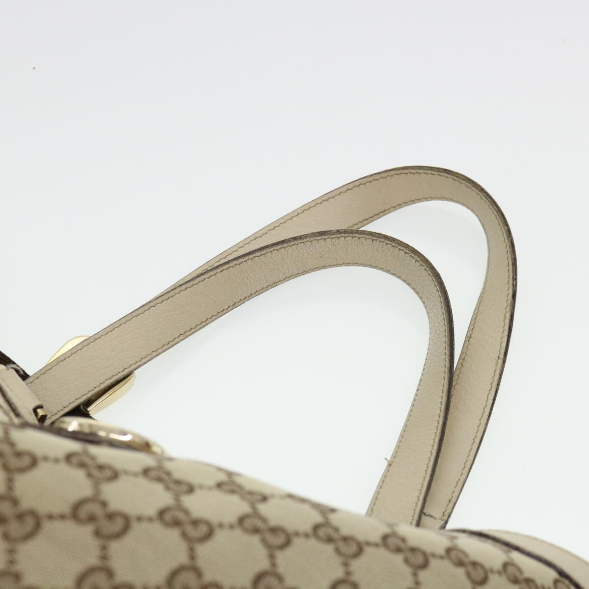 GUCCI GG Canvas Hand Bag 2Set Beige fm2158