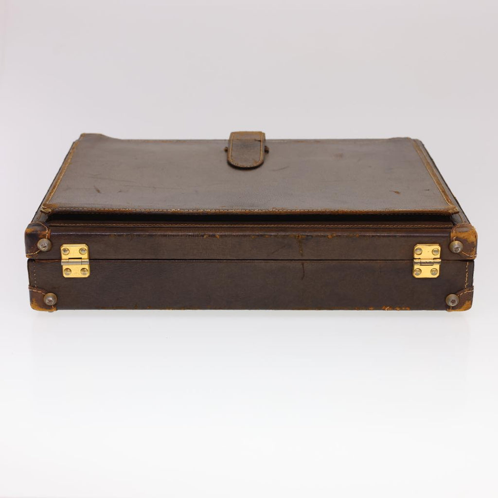 GUCCI Trunk Leather Brown fm2218