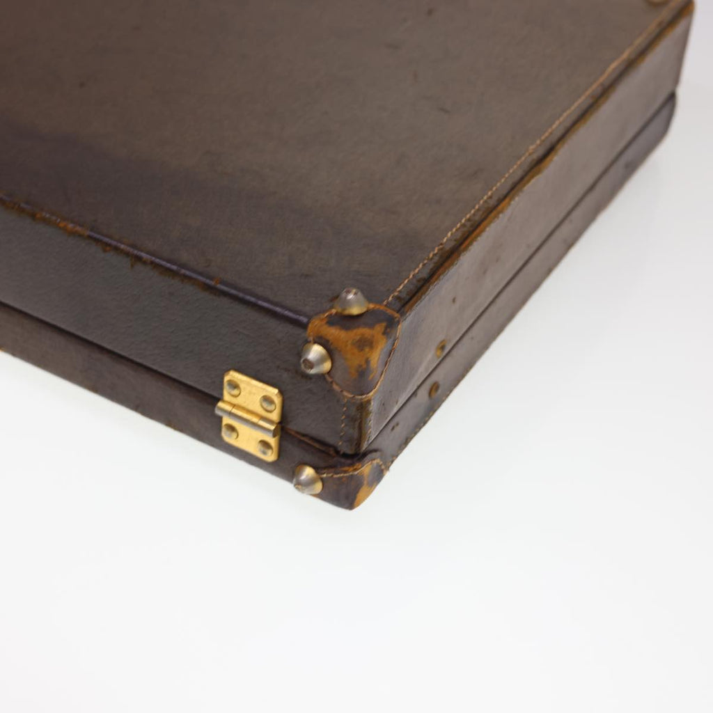 GUCCI Trunk Leather Brown fm2218