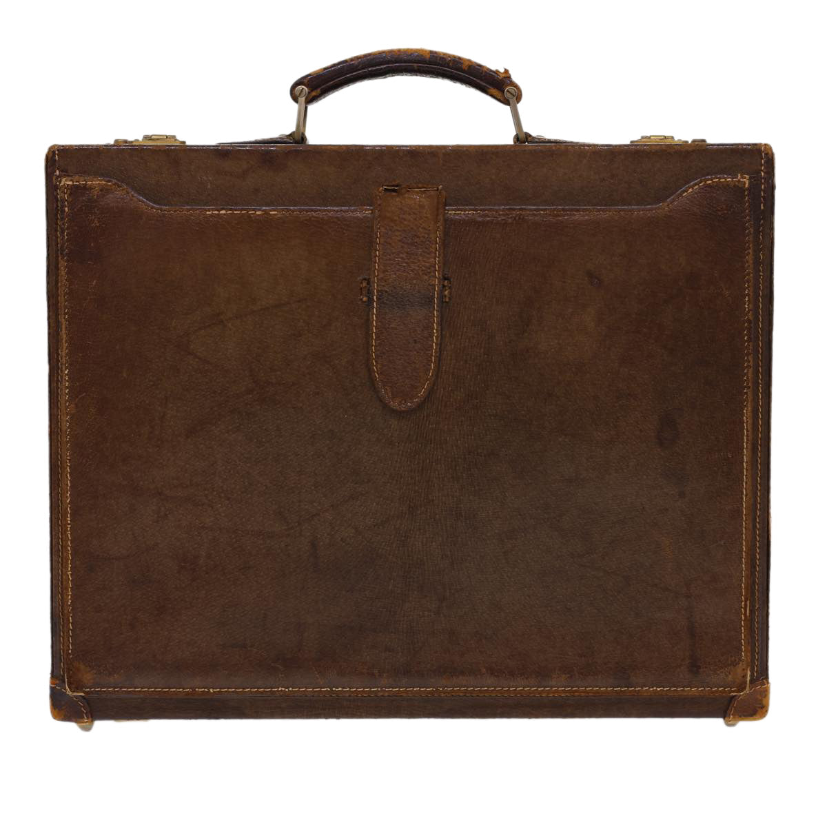 GUCCI Trunk Leather Brown fm2218