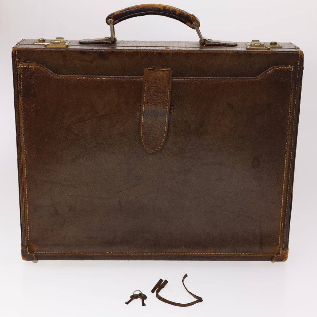 GUCCI Trunk Leather Brown fm2218