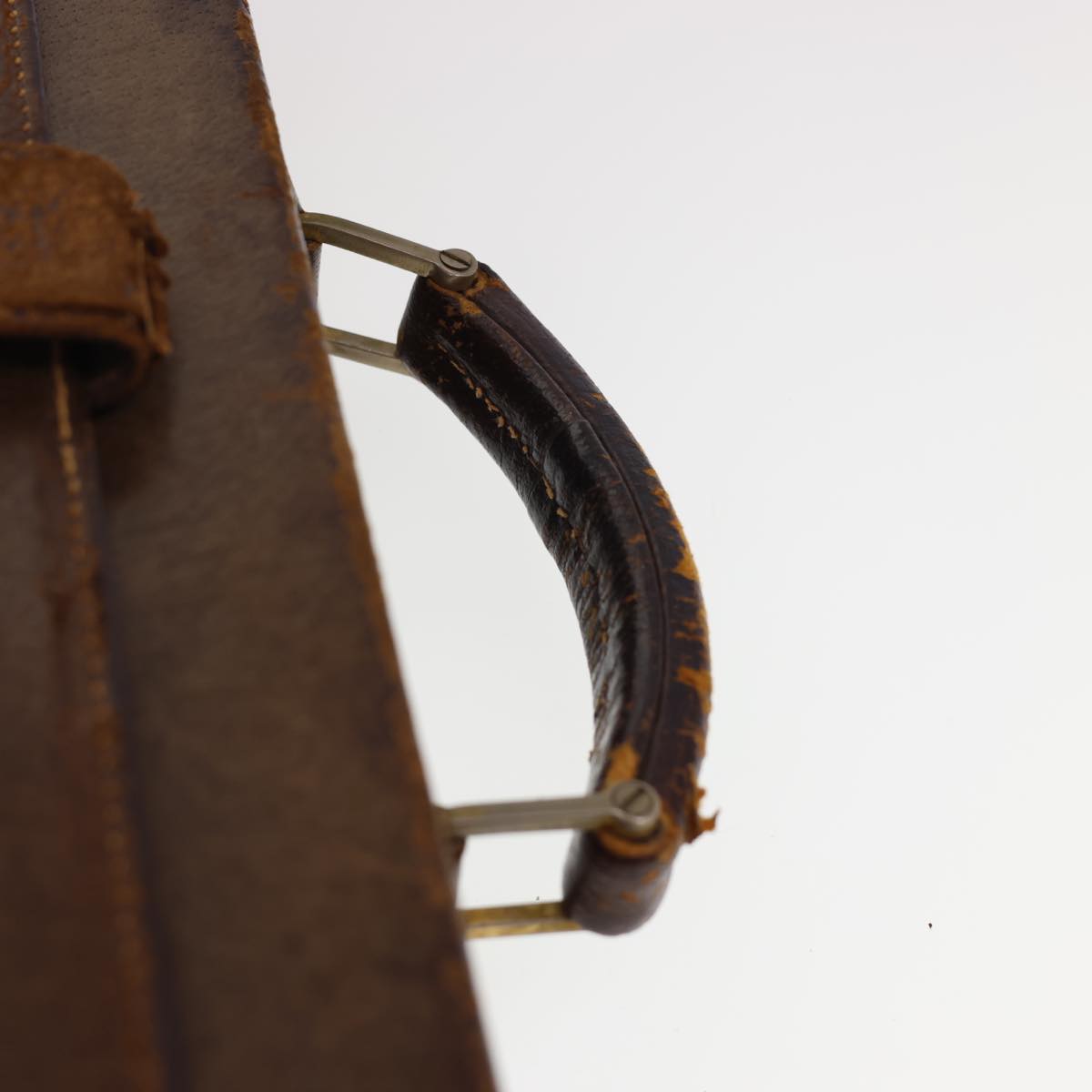GUCCI Trunk Leather Brown fm2218