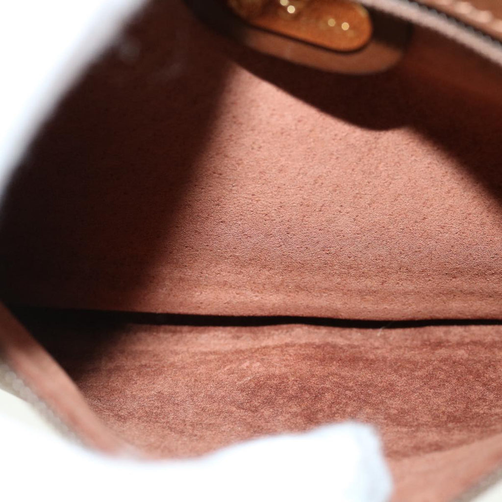 GUCCI Clutch Bag Leather Brown 006.23.0014 fm2288