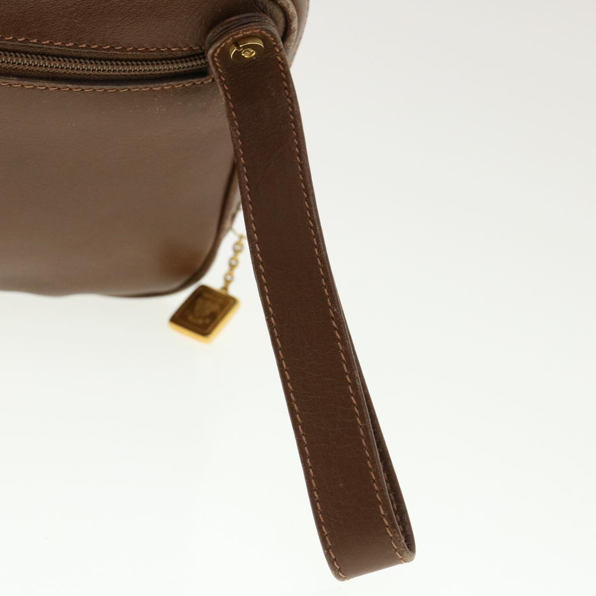 GUCCI Clutch Bag Leather Brown 006.23.0014 fm2288