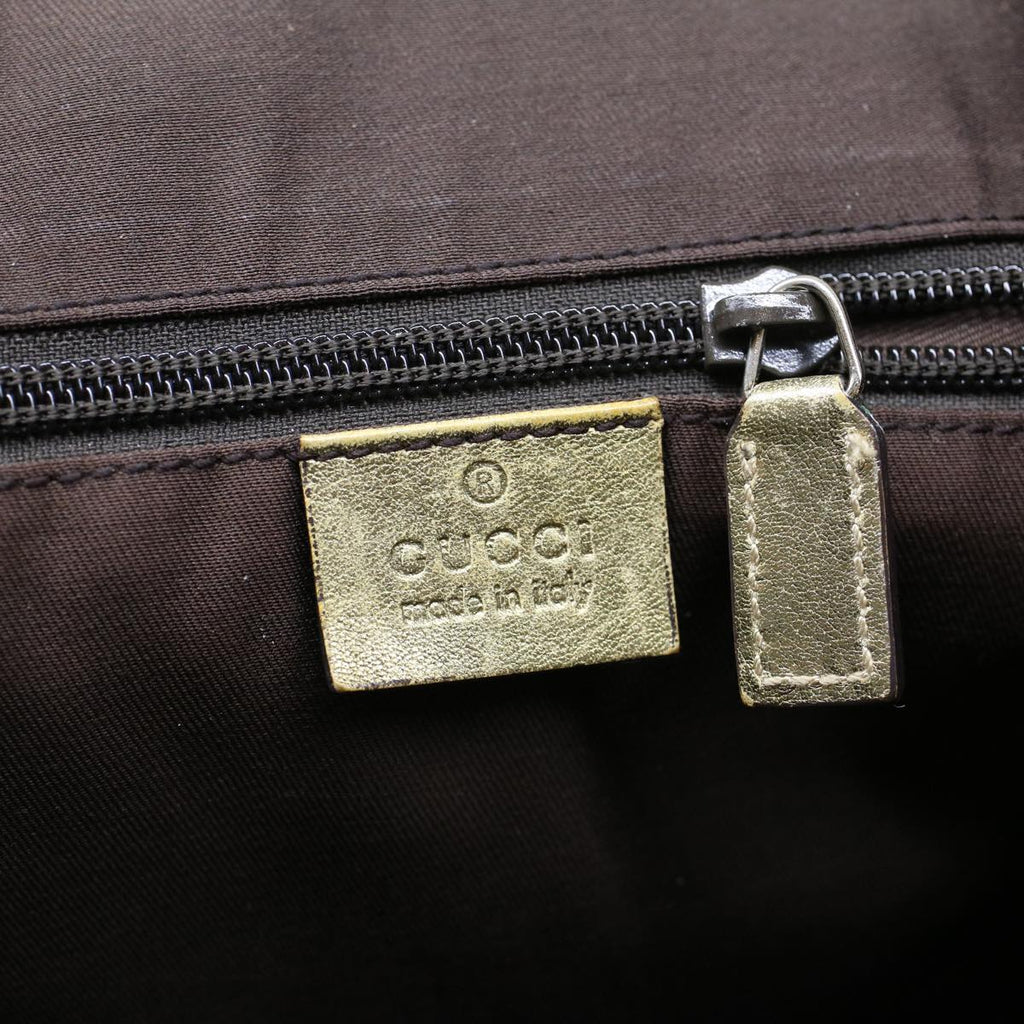 GUCCI GG Crystal Tote Bag Gold 131230 fm2314