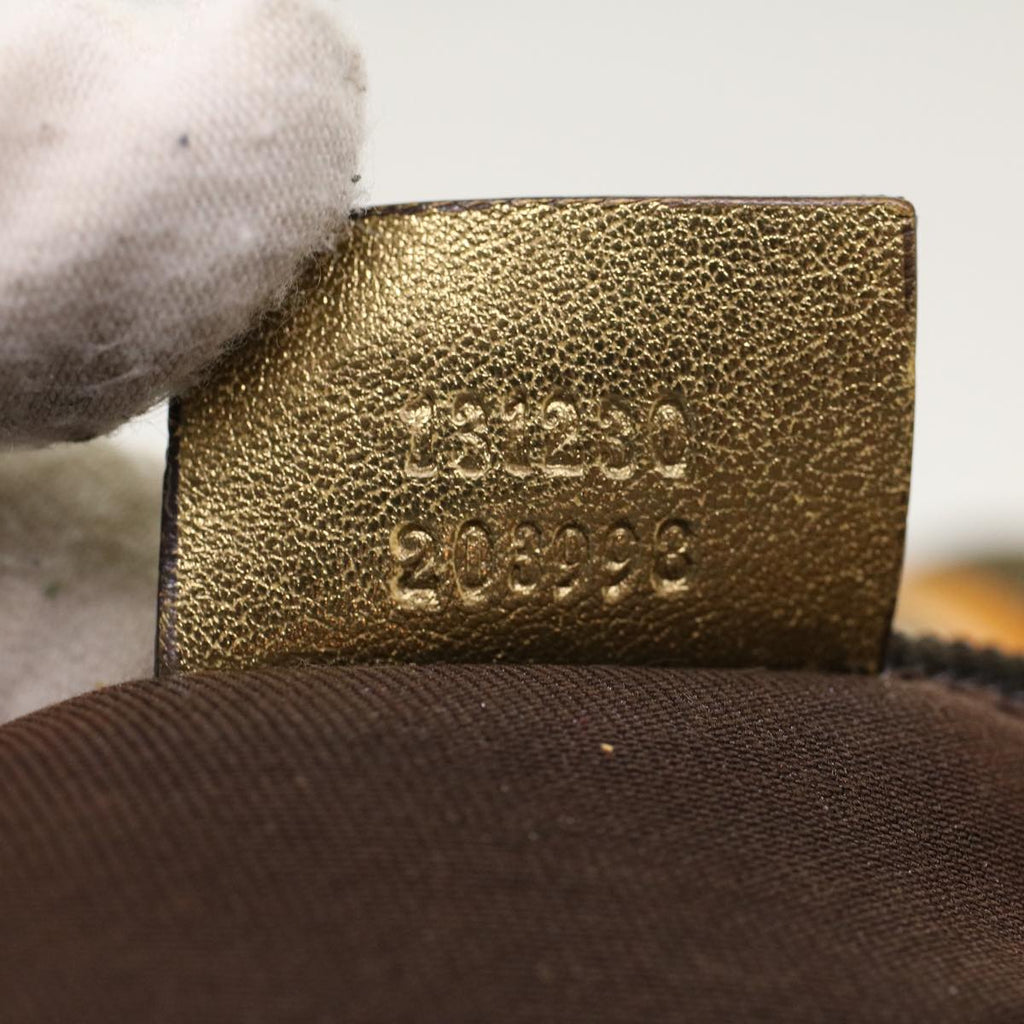 GUCCI GG Crystal Tote Bag Gold 131230 fm2314