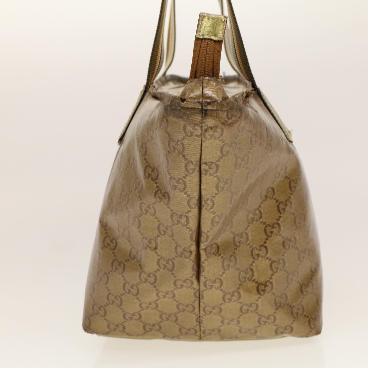 GUCCI GG Crystal Tote Bag Gold 131230 fm2314